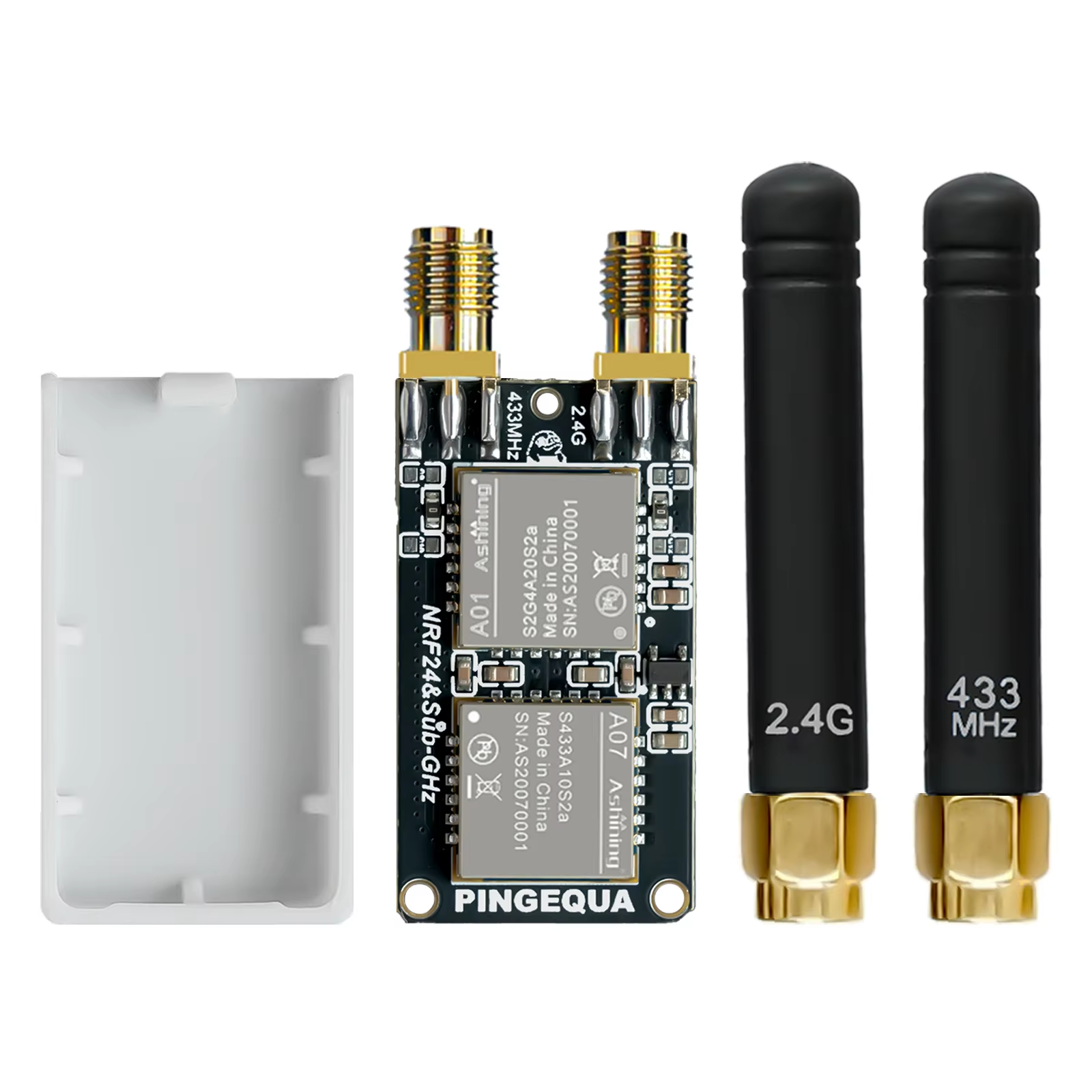 Flipper Zero NRF24 + CC1101 RF Devboard, PINGEQUA RF Lab App-Ready, 2.4GHz & 433MHz, High Performance, Auto-Switch 1 sold