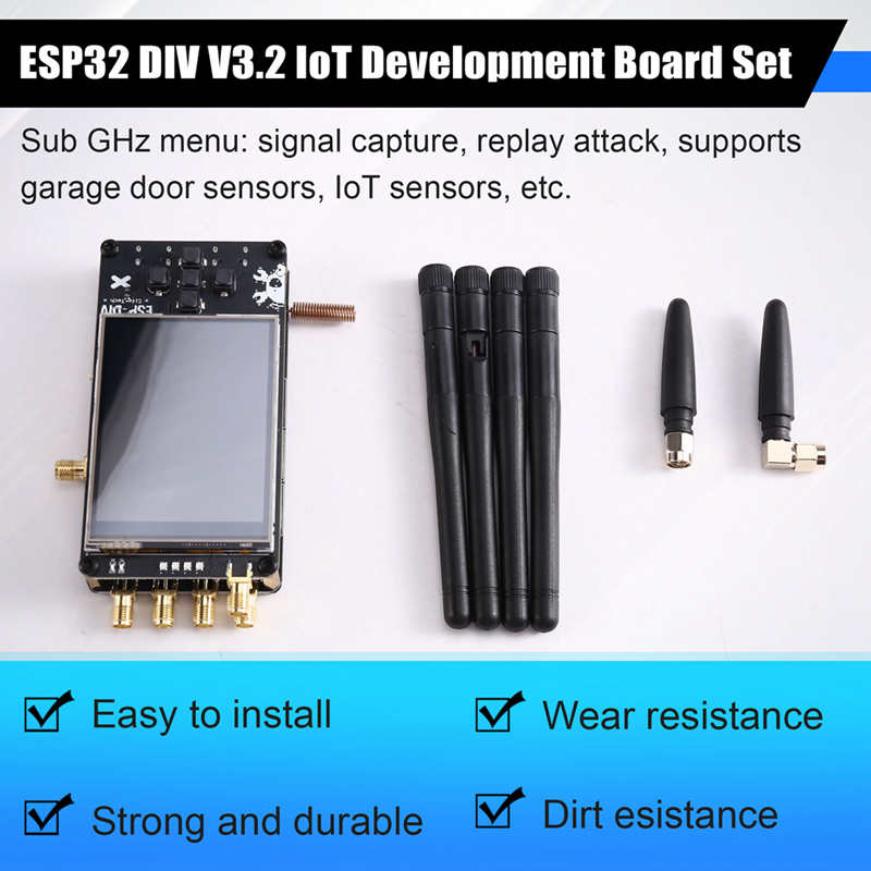 A86G For DIV V3.2 Development Board 2.8-Inch Display Built-in Wi-Fi Bluetooth 2.4Ghz Sub-Ghz Compact IOT Sensors