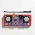 TEA5767 FM Stereo Radio Module for Flipper Zero Receiver Expansion Board with Dual Speakers & Telescopic Antenna Plug-and-Play A