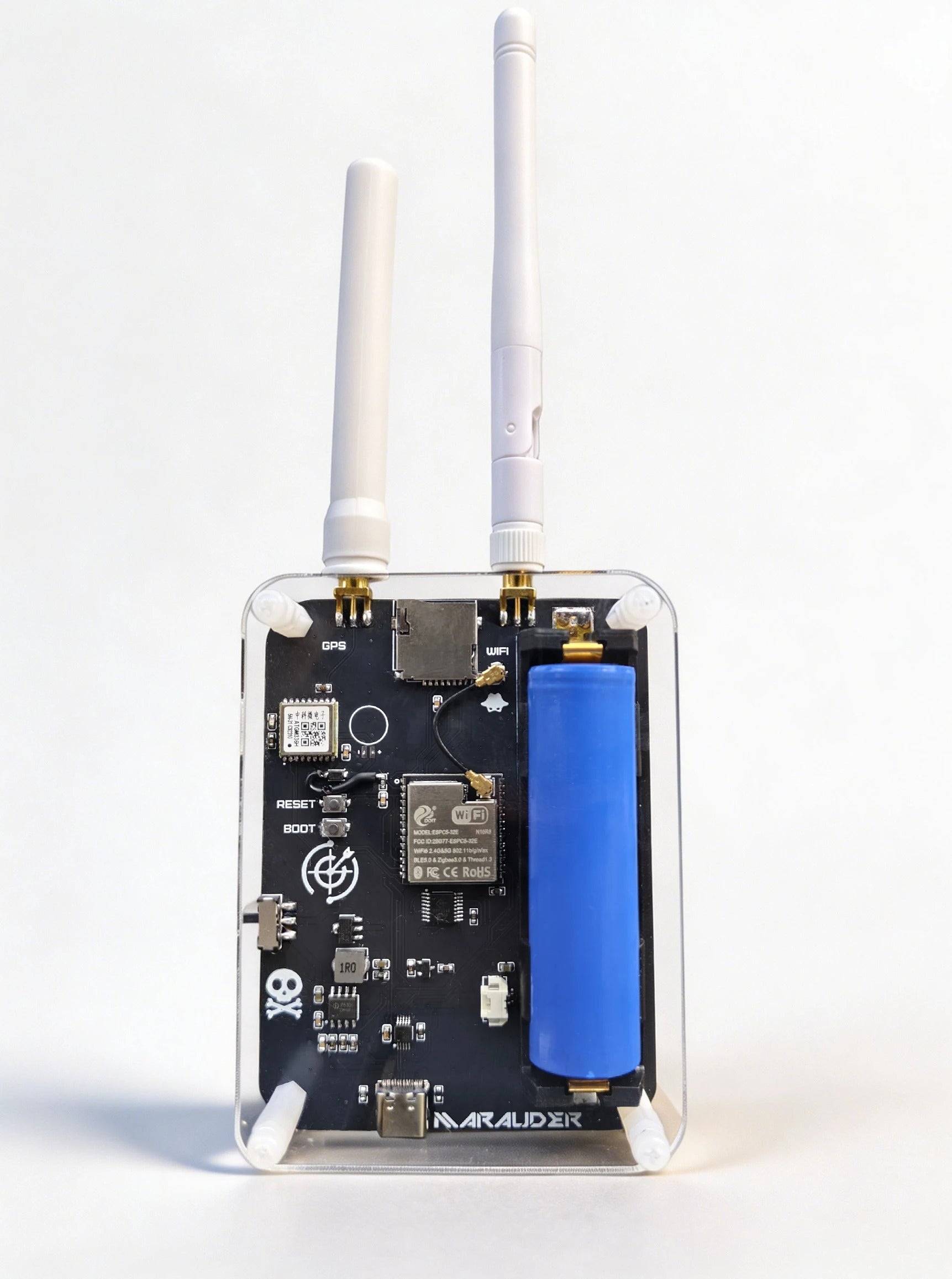 ESP32 Marauder V8 Predator ESP32-C5 2.8 Inch Touch Display Dual Band WiFi Bluetooth GPS Support 2.4G & 5G Signal Wireless Tool