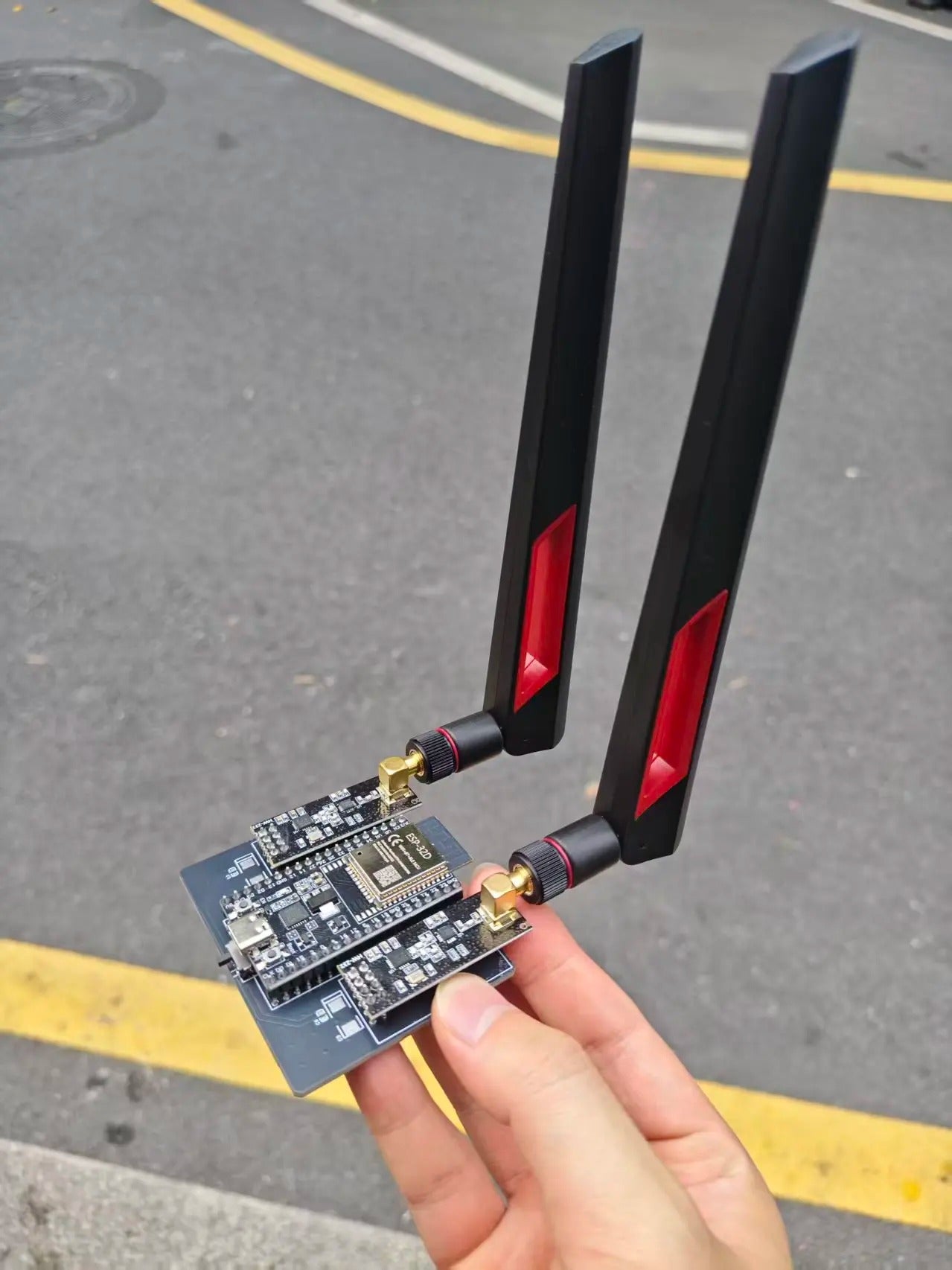 New ESP32 DevKitC + NRF24L01 PA LNA 2.4GHz Module Development Board Supports Wifi Bluetooth Blocker Signal And Upgraded Antenna
