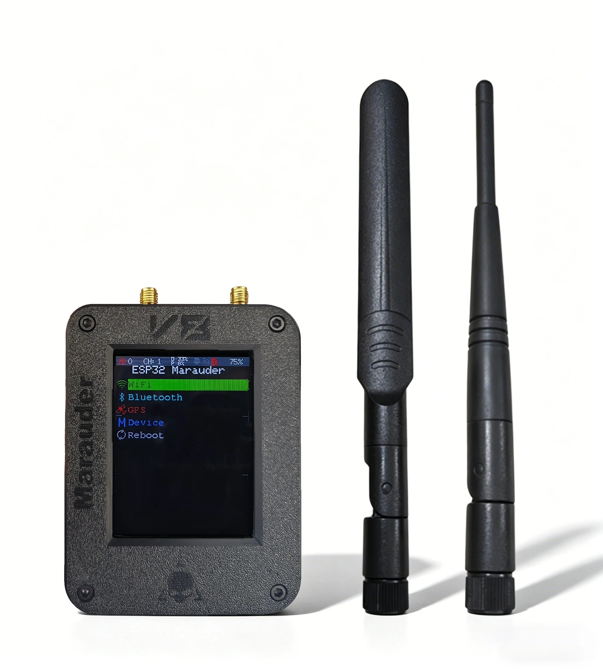 ESP32 Marauder V8 Device ESP32-C5 Dual Band WiFi, Bluetooth, GPS, Supports 2.4G&5G Signal For data analysis and penetration test