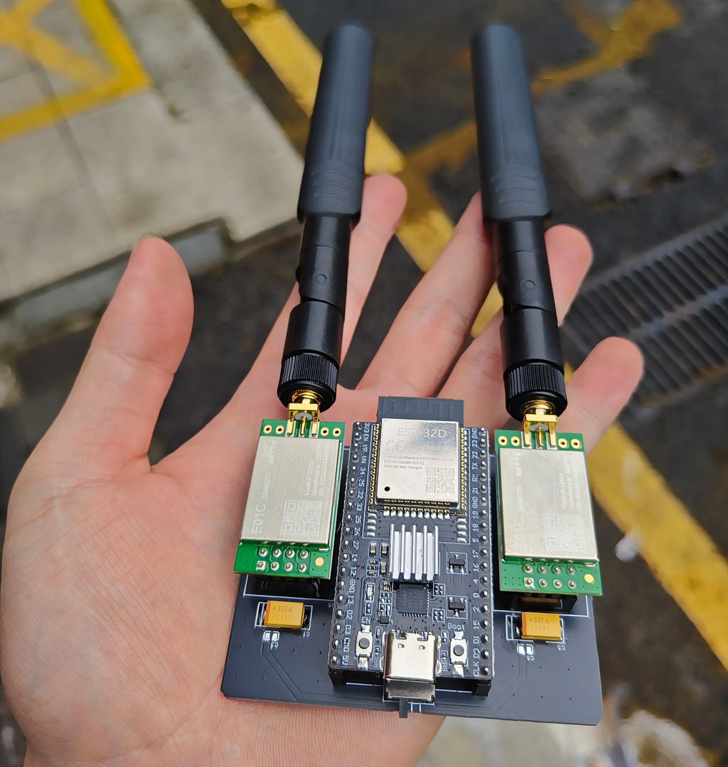 New ESP32 DevKitC + NRF24L01 (E01C-2G4M27D) Module Development Board, supporting Bluetooth & WiFi communication accessories