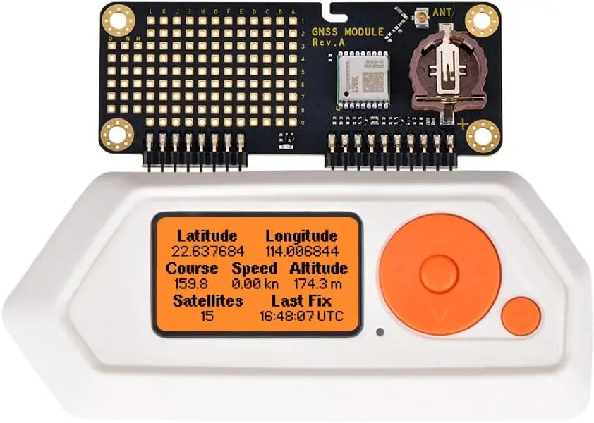 GNSS Module Receiver for Flipper Zero,Supports GPS, BeiDou (BDS), GLONASS and QZSS Systems, with Active GNSS Antenna