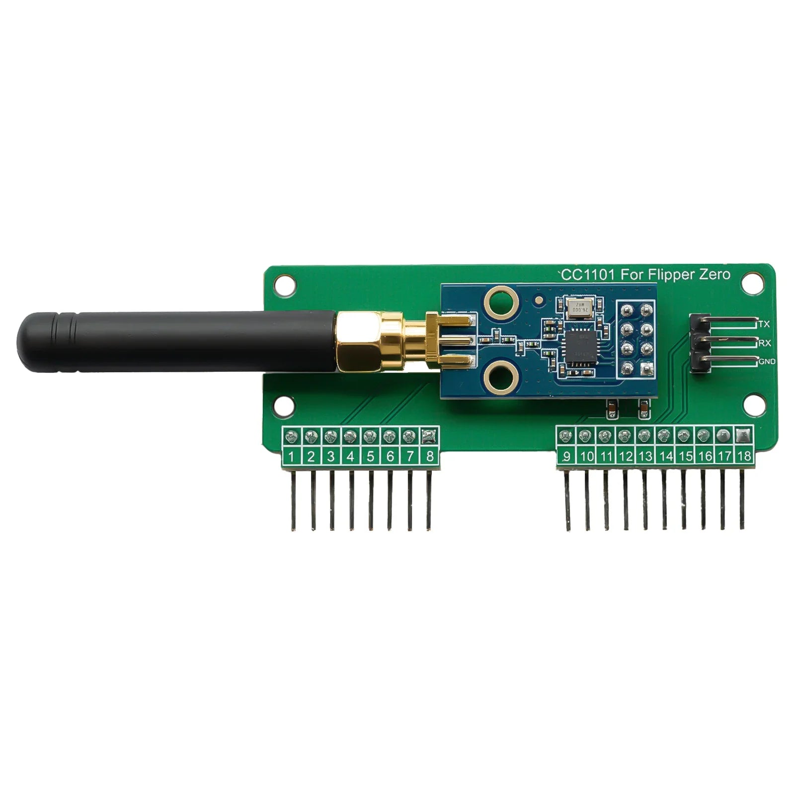 Für Flipper Null WiFi CC1101 SubGhz 433Mhz Entwicklung Bord GPIO CC1101 Maus Modul Für Flipper Null Änderung